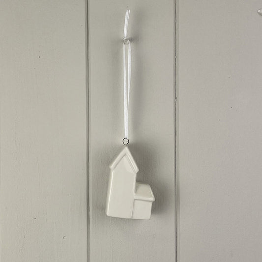 White Ceramic Hanging House Decoration
