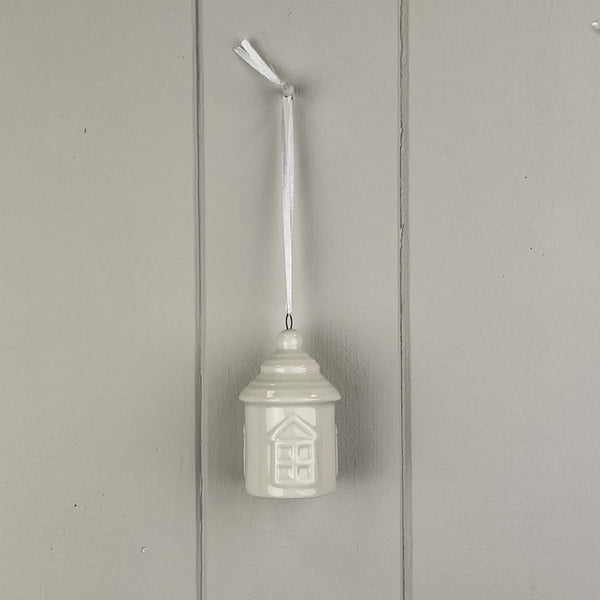 White Ceramic Hanging House Decoration
