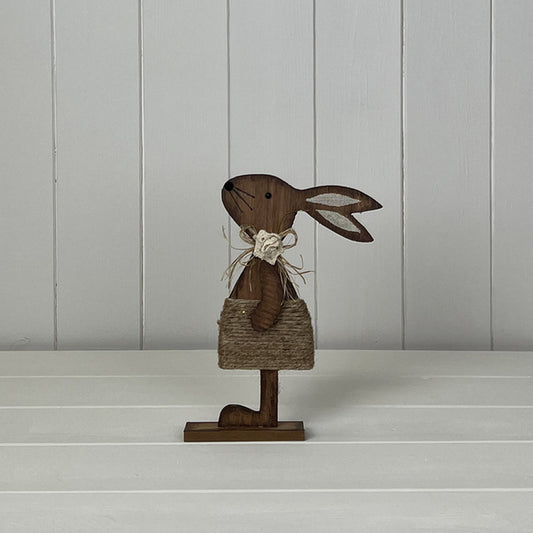Wooden Girl Rabbit