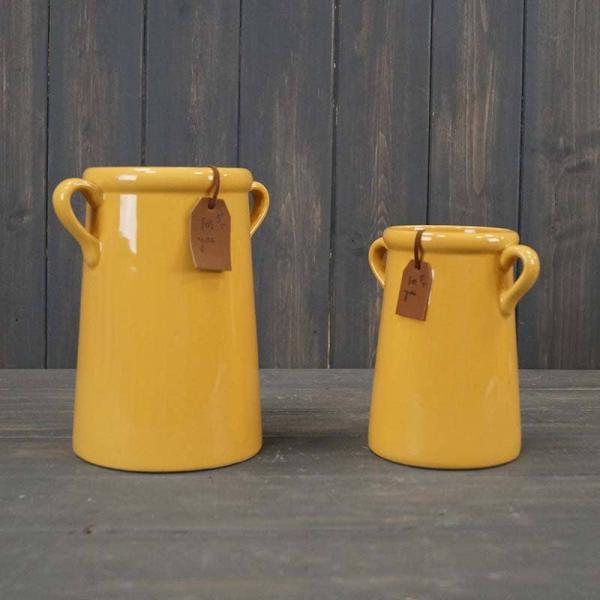 Burnt Yellow "For You" Vase