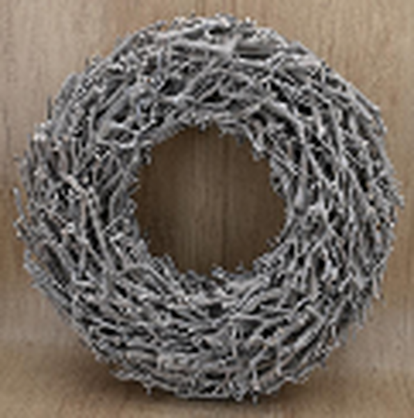 Whitewash Root Branch Wreath