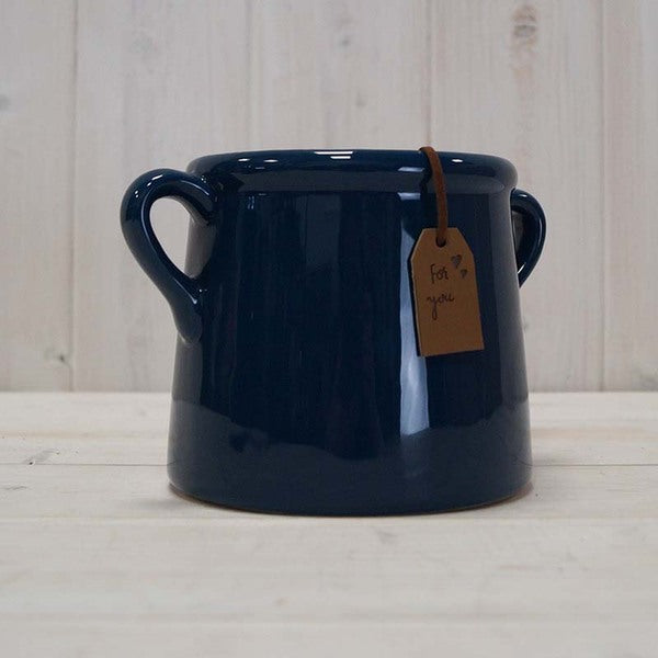 Blue "For You" Pot