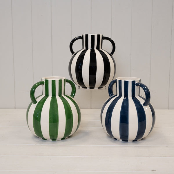 Striped Statement Vase