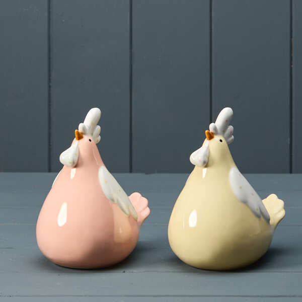 Pink Chicken Ornament