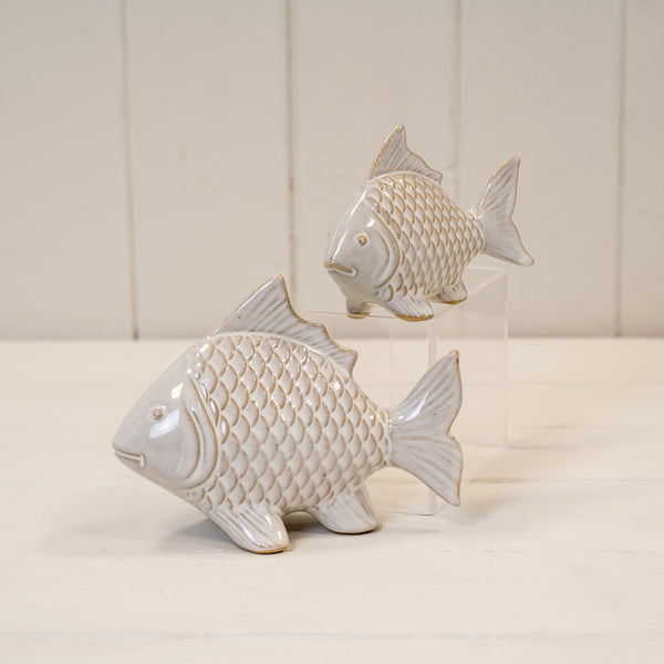 Glazed Ceramic Fish Ornament