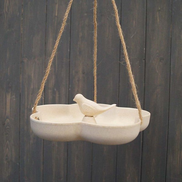 Bamboo Bird Bath/Feeder