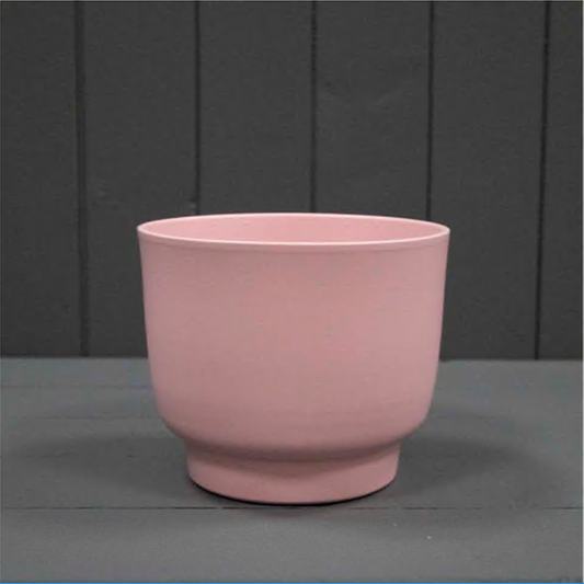 Matte Rose Footed Griebling Ceramic Pot