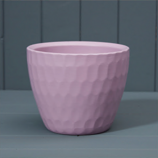 Matte Lavender Griebling Ceramic Carve Pot