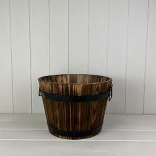 Burntwood Wooden Barrel