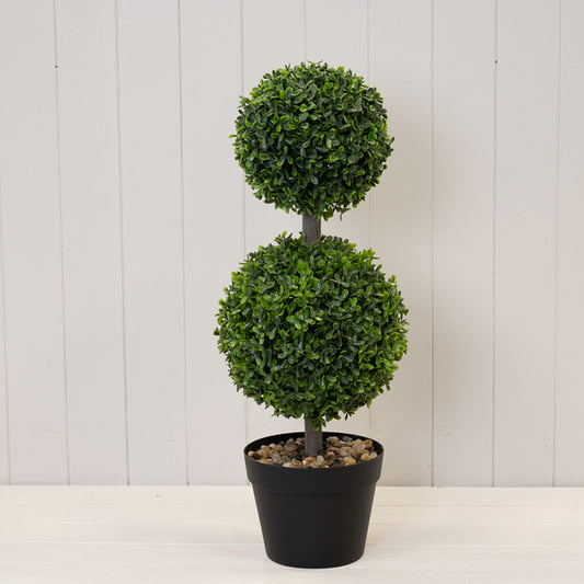 Artificial Boxwood Ball in Pot