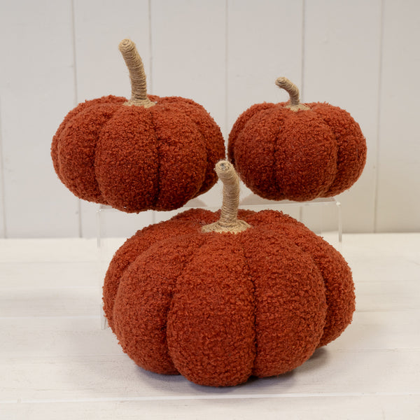Orange Boucle Pumpkin