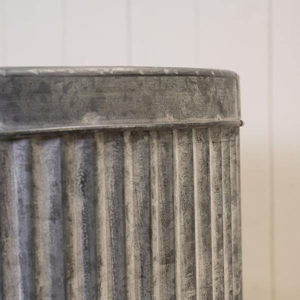 Ribbed Oval Planter Set of 3