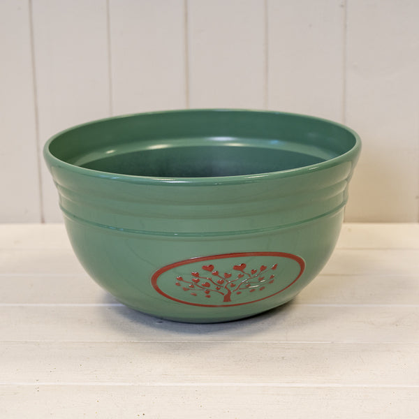 Green Round Love Heart Tree Bowl Recycled Plastic Planter