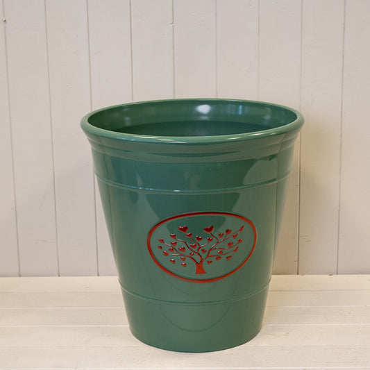 Green Round Love Heart Tree Recycled Plastic Planter