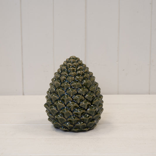 Ceramic Natural Pinecone Decoration
