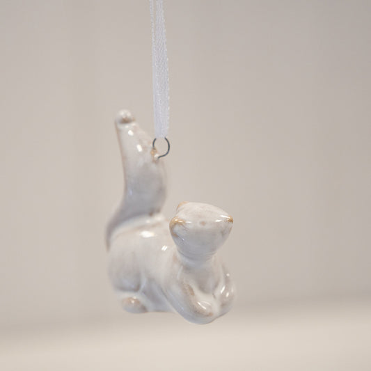 Hanging Ceramic Natural Squirrel