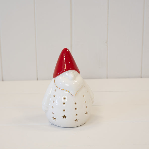 Medium LED Santa Ornament