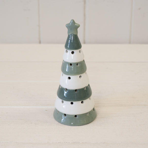 Nordic Green and Winter White LED Christmas Tree