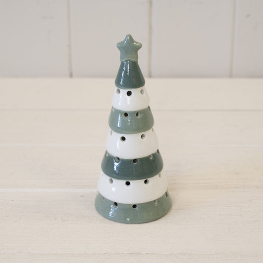 Nordic Green and Winter White LED Christmas Tree