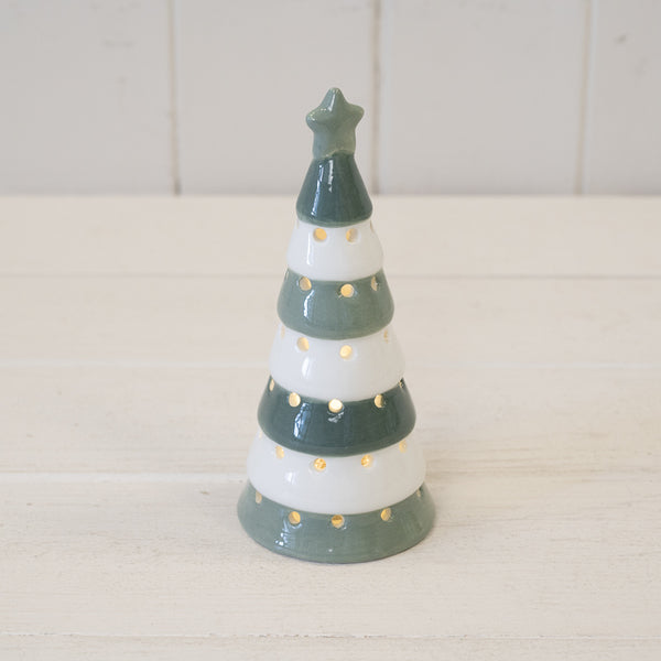 Nordic Green and Winter White LED Christmas Tree