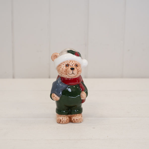 Forest Green Satchville Bear
