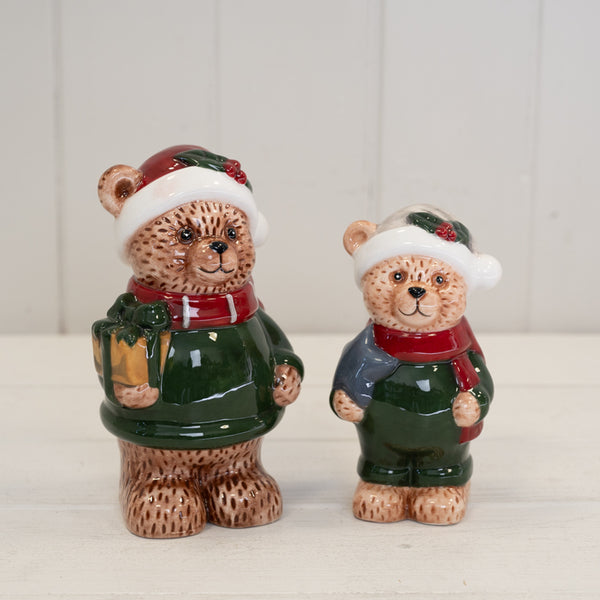 Forest Green Satchville Bear