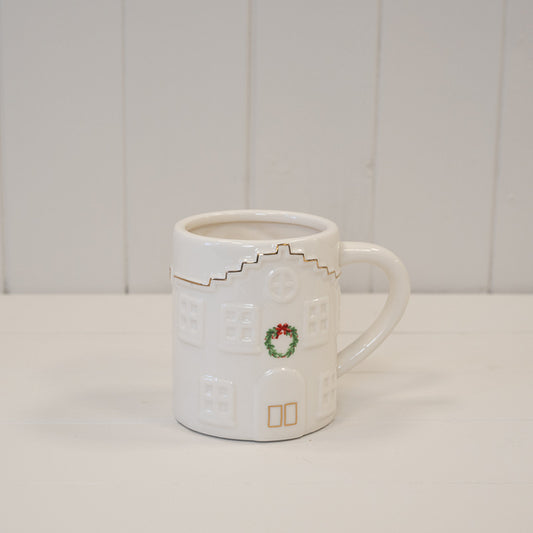 Cosy Christmas House Mug