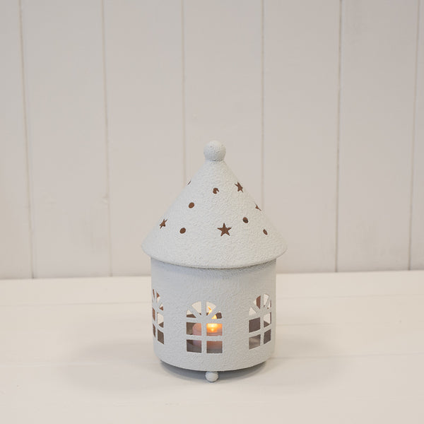 Off White Rounded Tealight House