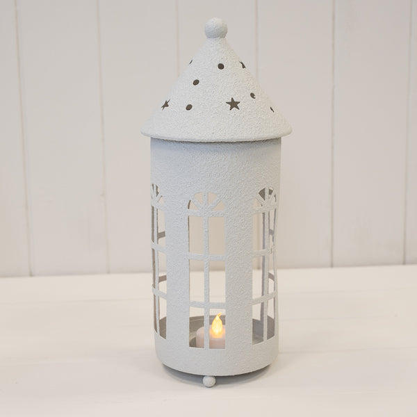 Off White Rounded Tealight House