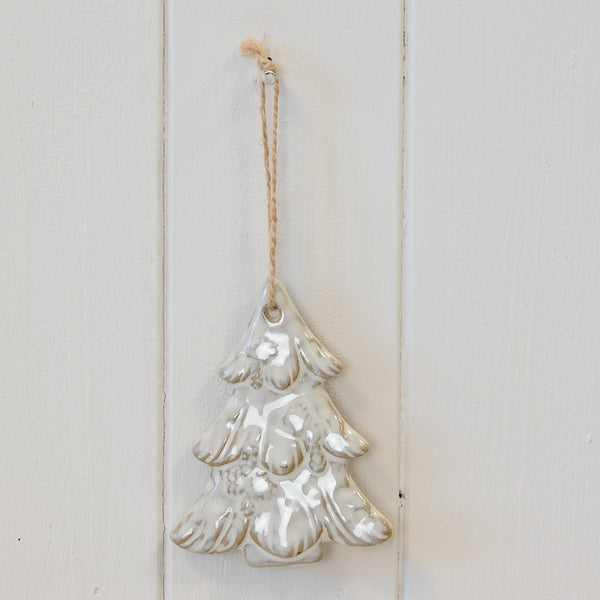 Ceramic Natural Hanging Christmas Tree
