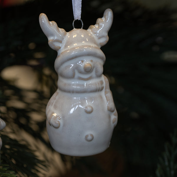 Hanging Ceramic Natural Reindeer