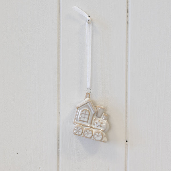Hanging Ceramic Natural Train