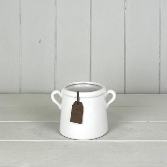White "For You" Pot