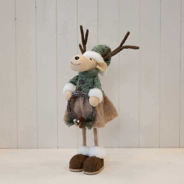 Felt Standing Elk Female