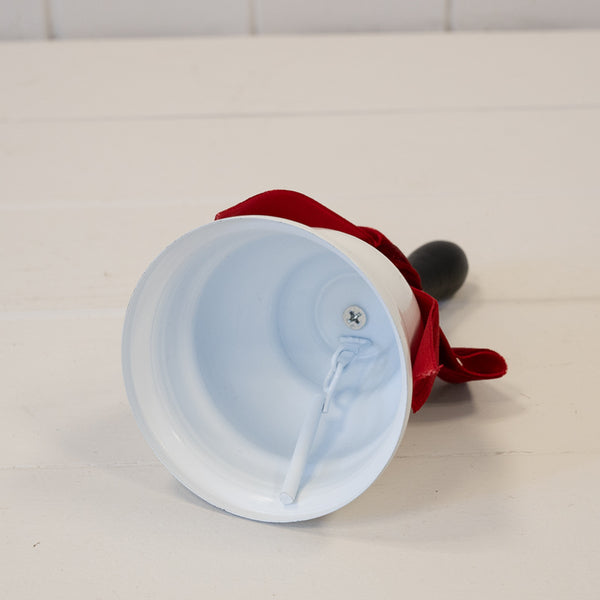 Christmas Bell with Red Velvet Bow
