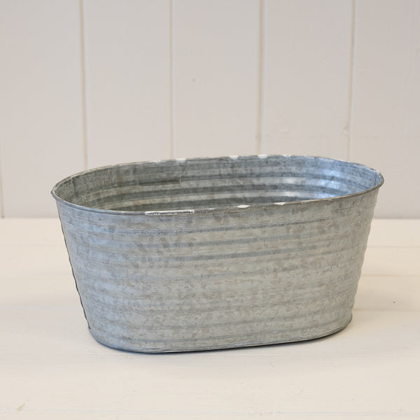 Aged Zinc Trough