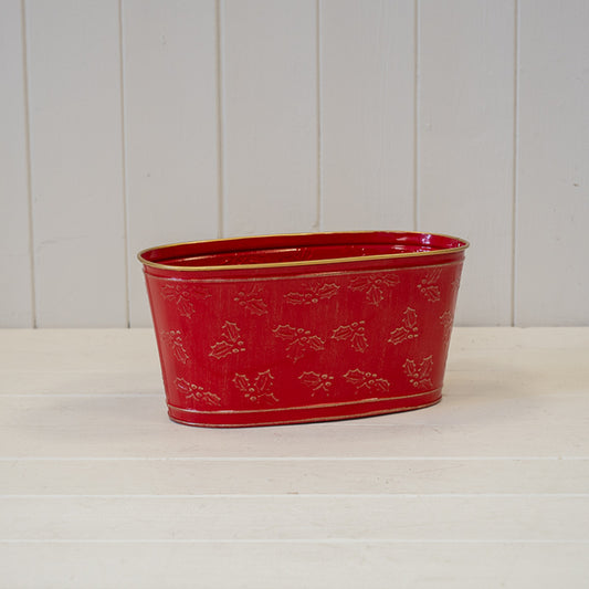 Christmas Holly Trough