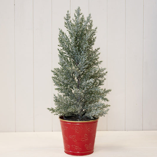 Christmas Holly Pot