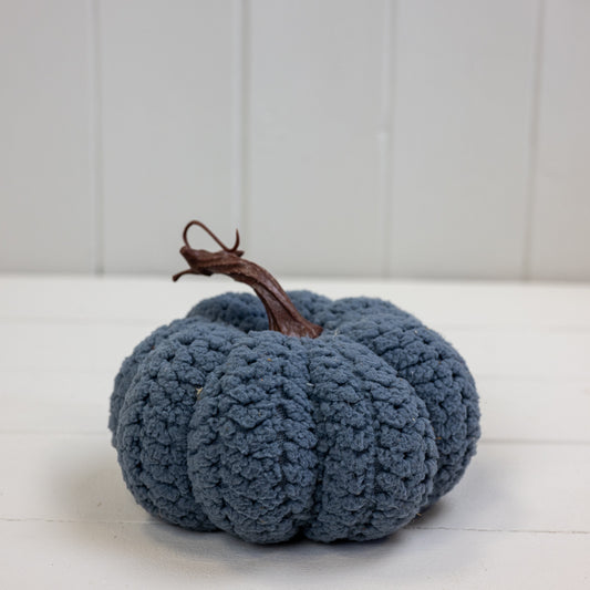 Grey Fabric Pumpkin