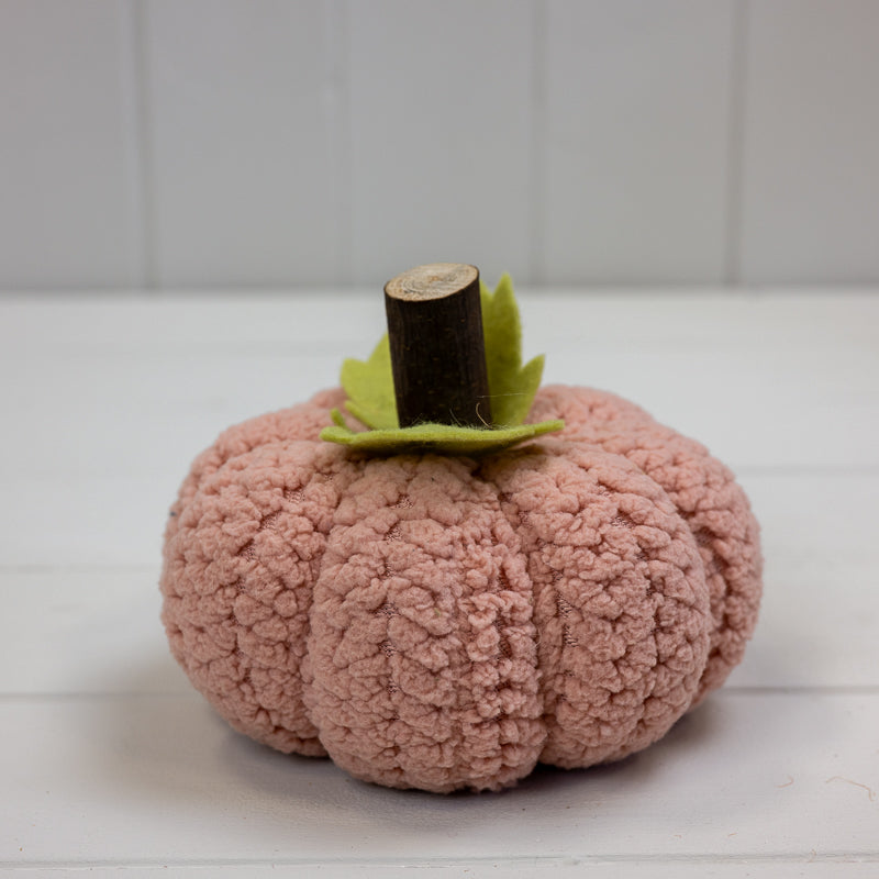 Pink Fabric Pumpkin