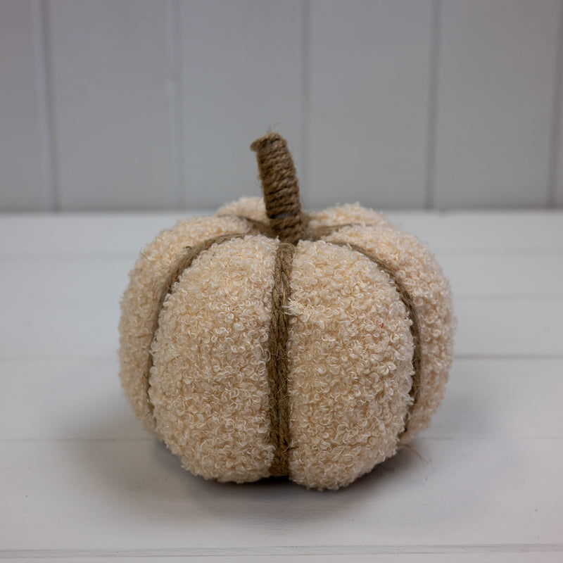 Cream Fabric Pumpkin