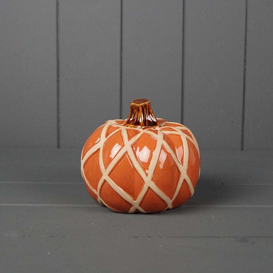 Orange Ceramic Pumpkins