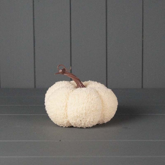 Cream Fabric Pumpkin