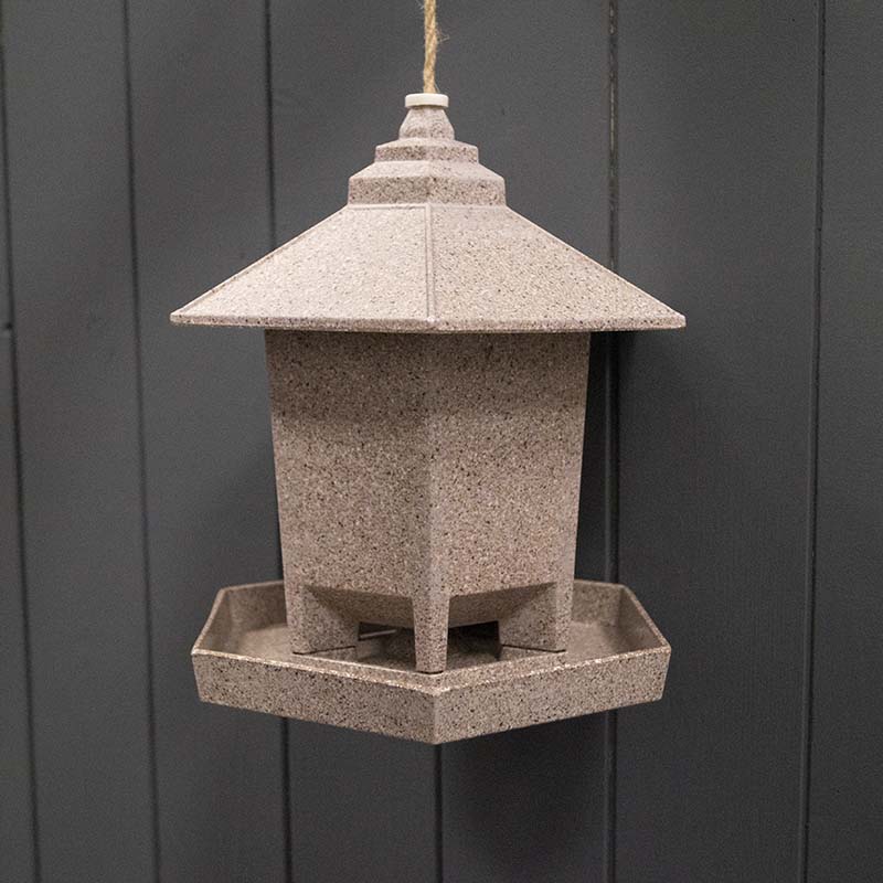 Nut Husk Deluxe Hexagonal Bird Feeder