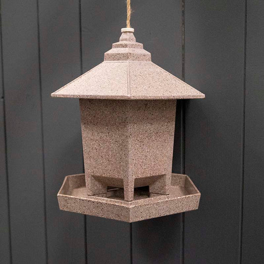 Nut Husk Deluxe Hexagonal Bird Feeder